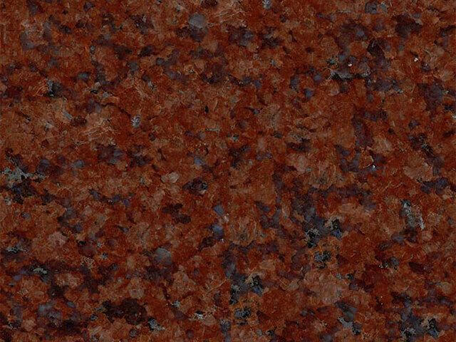 Ruby red granite